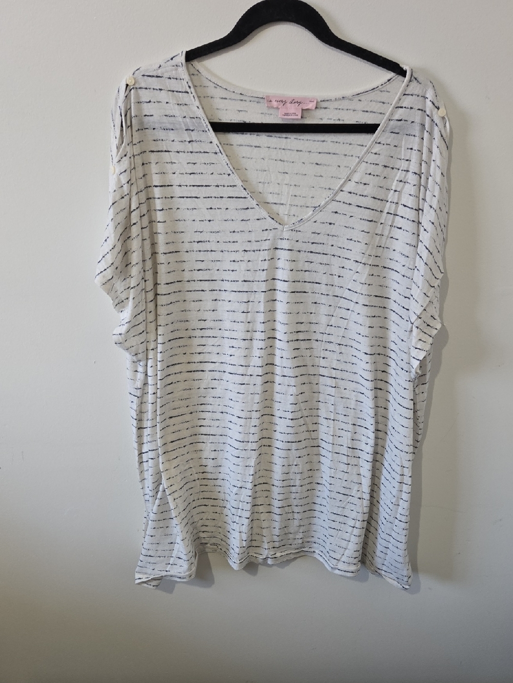 Ladies 4X In Every Story Short Sleeved Top